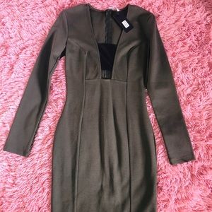 Rich Olive Green Dress